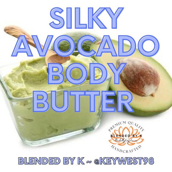 Silky Avocado Body Butter by Blended by K ~ 4 oz - Picture 1 of 8